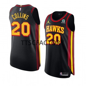 Camiseta Hombre Atlanta Hawks 20 Jordan 2022-23 Statement Edition Negro Swingman